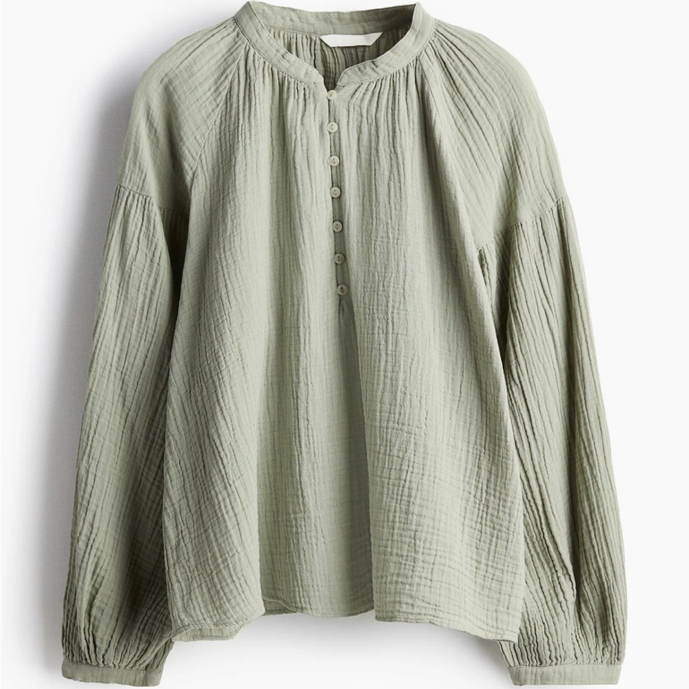 H&M Double Weave Blouse